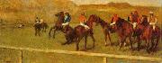 Edgar Degas Chevaux de Courses oil painting